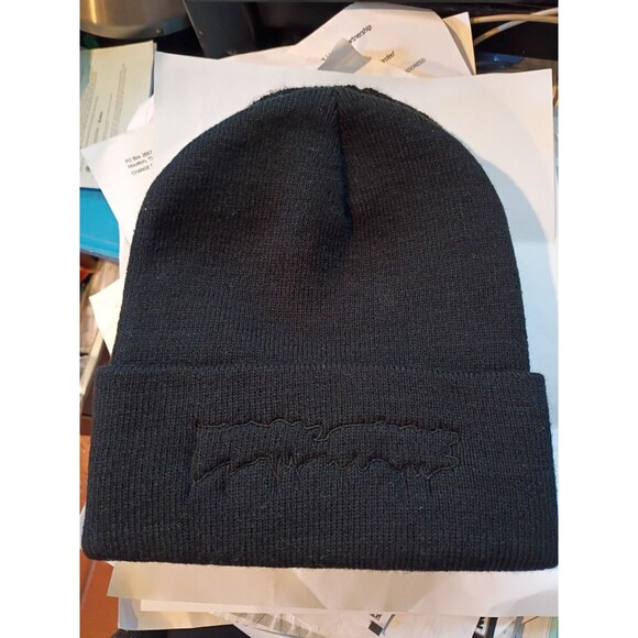 Fuckingawesome Other - FuckingAwesome Beanie FA Black On Black Embroidered Rare